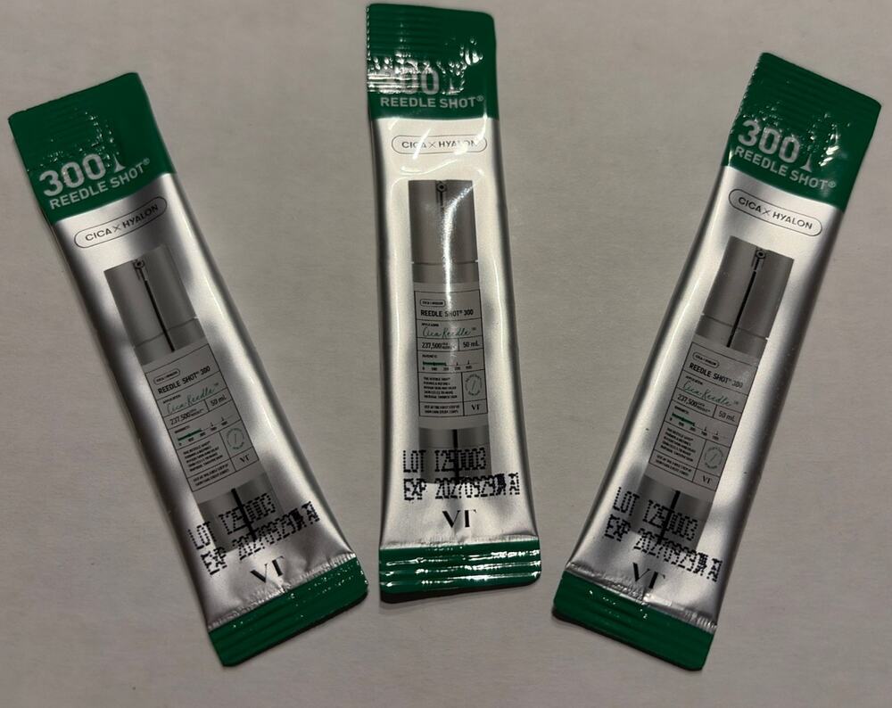 VT Reedle Shot 300 2ml x 3 pcs Original Moisturizing K-Beauty samples